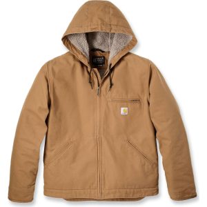 Relaxed Fit Washed Duck Sherpa