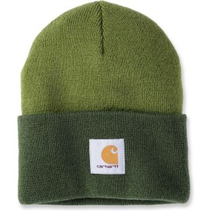 Knit Cuffed Two-tone Beanie